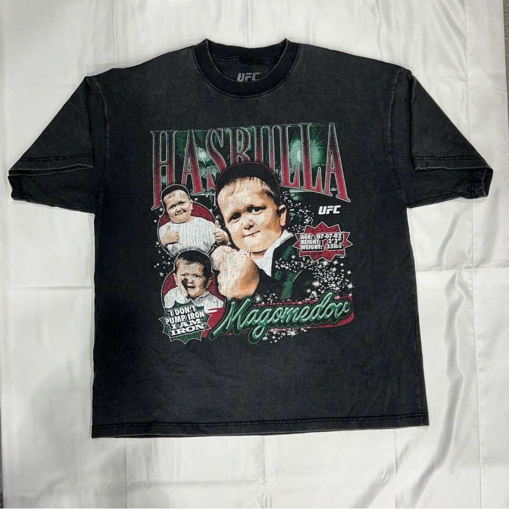 Hasbulla Magomedov UFC Goat Crew Rap Tee Graphic T Shirt 2XL MMA
